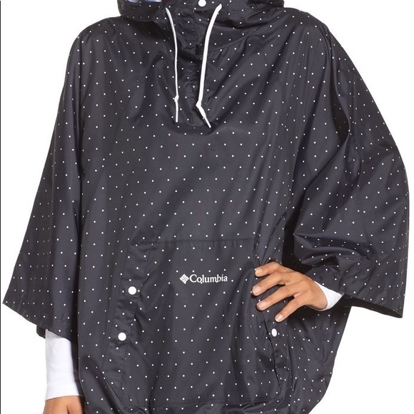 Columbia Blue White Flash Forward Rain Anorak - Picture 5 of 5